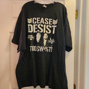 NEW Young Bucks Bullet Club T Shirt CEASE DESIST New Japan Pro Wrestling AEW 3XL